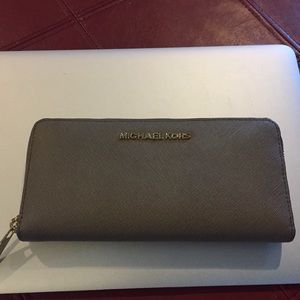 Sand color Michael Kors wallet